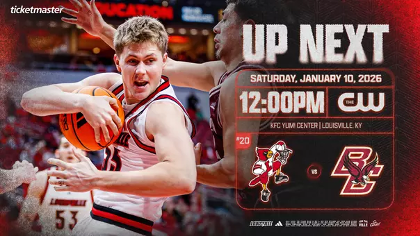 Spencer goes up against a defender