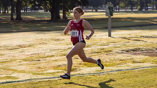 Haley Meade competes at the NCAA National Championships