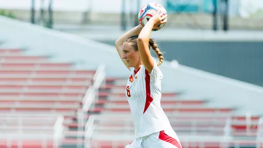 Taylor Wilson throws the ball in at Lynn Stadium