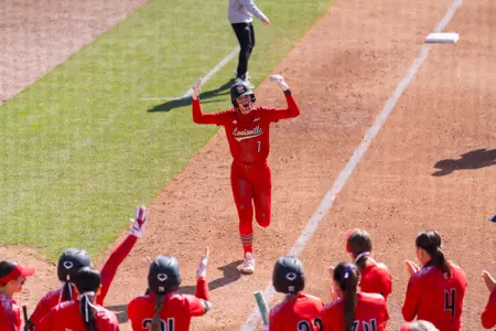 Riley Janda HR Celebration
