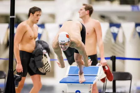 Gregg Enoch blasts off the blocks