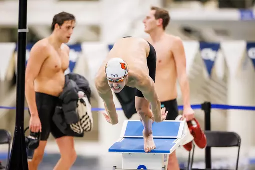 Gregg Enoch blasts off the blocks
