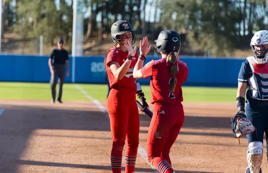 Taylor Monroe and Madison Pickens Celebrating