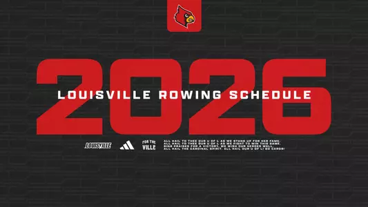 Rowing schedule release graphic 2026