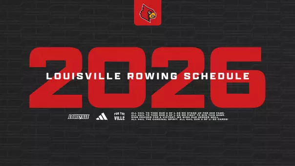 Rowing schedule release graphic 2026