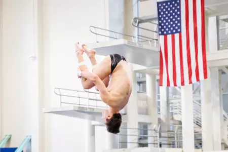 Rayce Winn dives 1-meter