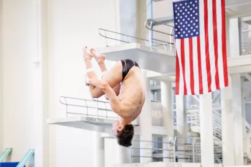 Rayce Winn dives 1-meter
