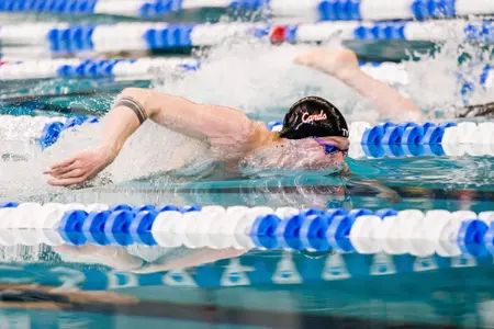 Guy Brooks swims the 200 freestyle