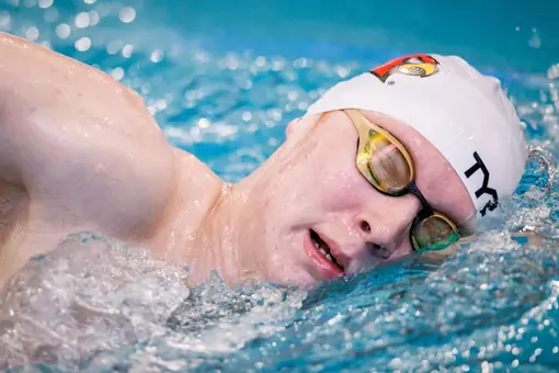 Nikita Sheremet swims the 50 free