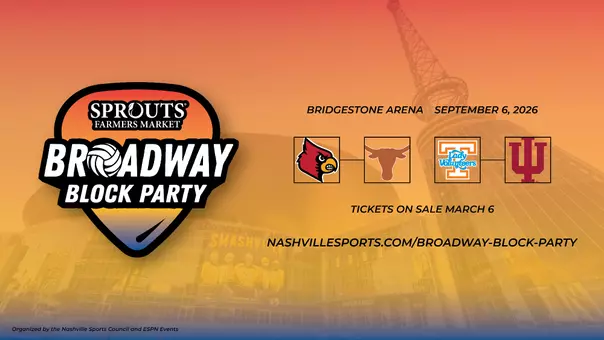 Graphic announcing members of the Broadway Block Party