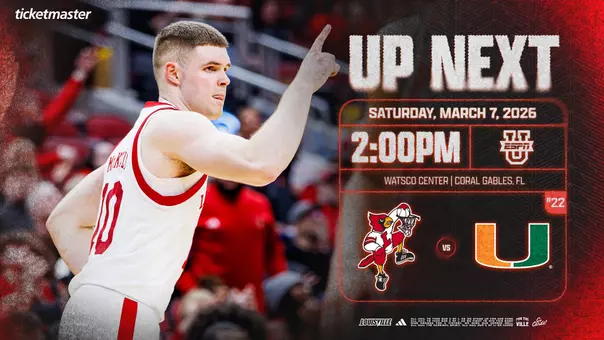 Up next graphic featuring Isaac McKneely