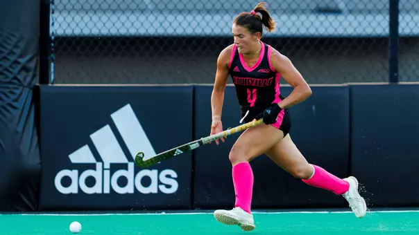 Lauren Masters takes the ball down the field against Wake Forest