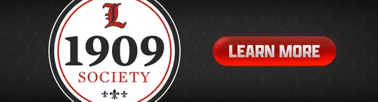 Support Louisville Athletics by joining the 1909 Society today! This is department-wide philanthropy with lasting impact.