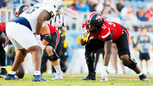 Lance Robinson playing against Toledo in the Boca Raton Bowl.
