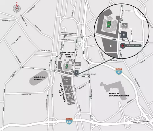 L&N Stadium Platinum Lot Map - UPDATED June 2026