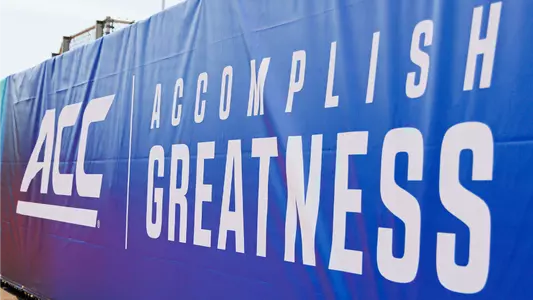 Signage at ACC Outdoor Championships