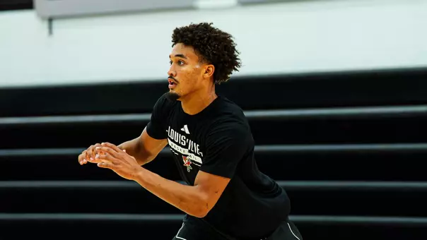 Seth Trimble practicing at the Planet Fitness Kueber Center