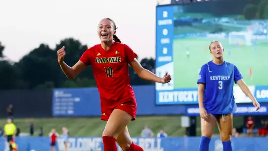 karina peat celebrating goal