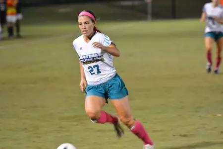Shelby Evans scored her third goal of the season in Wednesday's win.