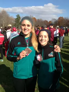 Kyla van Graan, left, and Letitia Saayman earned All-Region honors with their finishes.