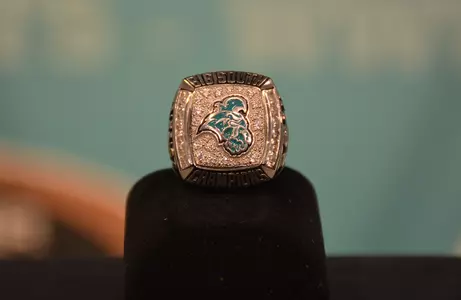 Prior to the game the team received their 2014 championship rings