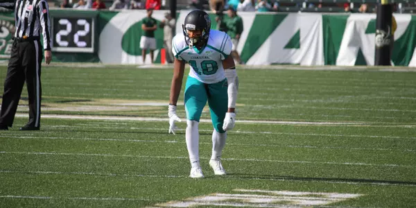 For the second consecutive week, Bruce Mapp (pictured) and Tyrell Blanks had at least 100 receiving yards.