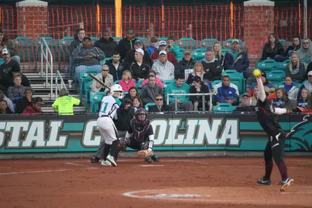 Senior Brooke Donovan had all three of the Coastal's RBIs on Sunday.