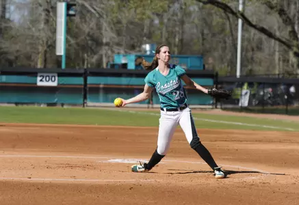Ashley Bagwell struck out seven in her complete-game shutout on Saturday.
