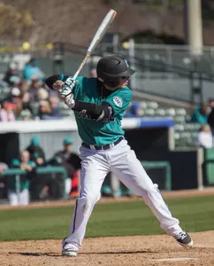 Michael Paez continued his hot play, going 3-for-4 with two RBI in t Friday's win at Radford.