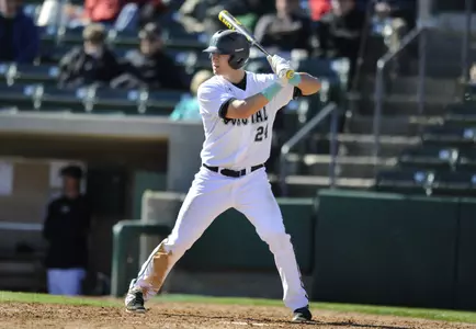 Colin Hering hit his first home run in the 4-0 win over Presbyterian.
