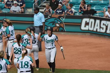 Morgan Noad had two hits, including her second home run of the tournament, on Saturday.