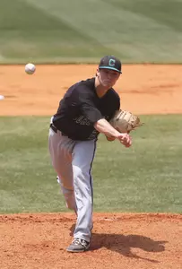 Tyler Herb was dominant in his final game as a Chanticleer, leading CCu to a 9-2 win over Campbell in the Big South Tournament,