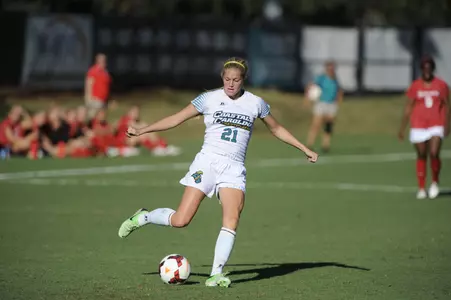 Kacey Kelley netted her 17th career goal in Friday's game.