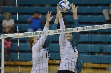 Katie Martin had a career-high 10 blocks against Tennessee.