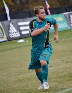 Agust Arnarson scored his second goal of the season