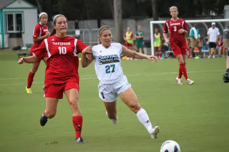 Shelby Evans scored the game-winning goal and had an assist in Coastal's 2-1 win.
