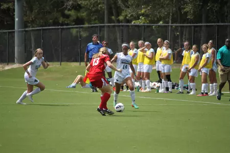 Sophomore Ellie Taylor led Coastal with four shots in the game.