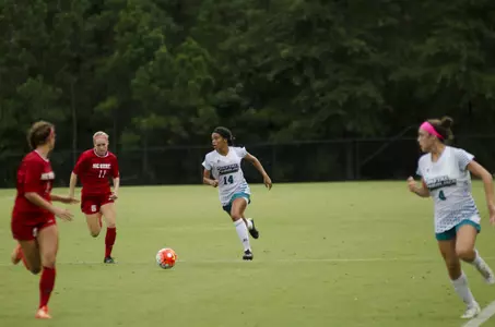 Adams led the team in shots recording eight.