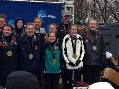 Senior Letitia Saayman earns All-American honor.