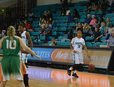 Jas Adams is Coastal's leader in rebounds.