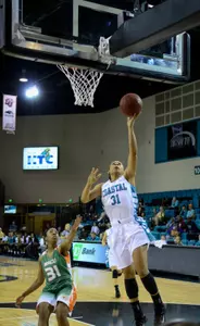 Rachael Gregory is Coastal's leading scorer through six games.