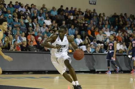 Badou Diagne scored a season-high 24 points on nine field goals, including four 3-pointers