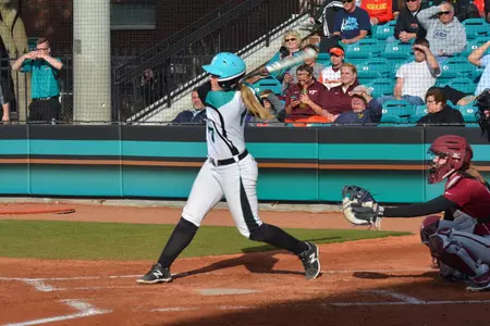 Morgan Noad now ranks fourth on Coastal's career home run list with 32.