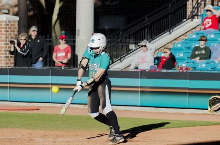 Bri Chiusano recorded her ninth and 10th stolen bases of the season Sunday.