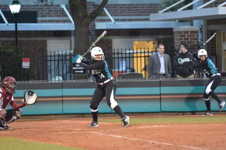 Junior Kelsey Dominik had a home run and an RBI double in Sunday's second game.