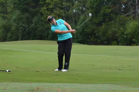 Malene Krolboll Hansen shot a school record 65 on Saturday