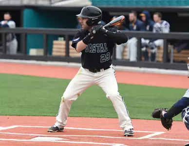 Anthony Marks had both of CCU's two hits in a Sunday loss to Winthrop.