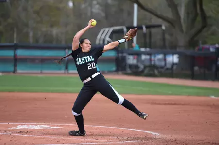 Kiana Quolas moved into a tie for third in Big South history with her 87th career win.