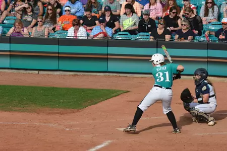 Kory Hayden extended her reached base streak to 34 games.