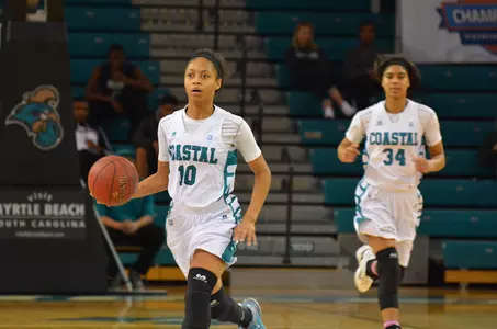 Returning All-Freshman Big South selection Jas Adams.
